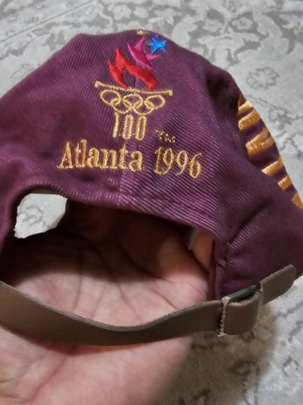 Vintage 1996 Atlanta Olympics Adjustable Hat - Picture 6 of 6